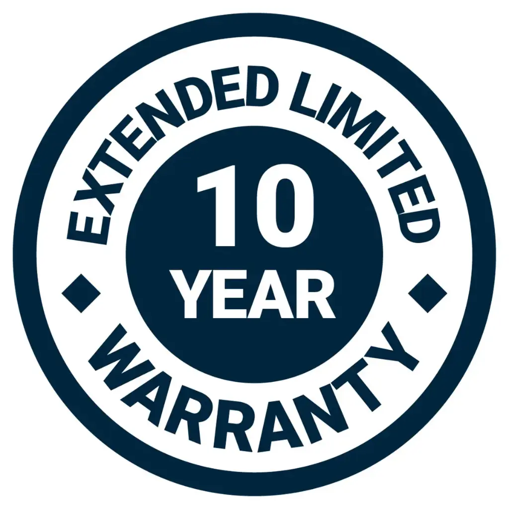 10-Year Extended Limited Warranty – Air-Cooled
